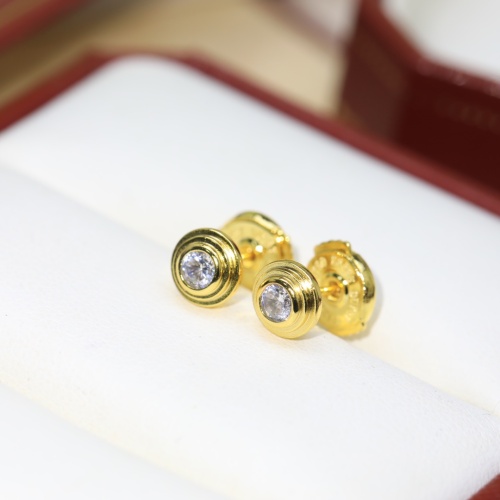 Replica Cartier Earrings For Women #1082521 $34.00 USD for Wholesale