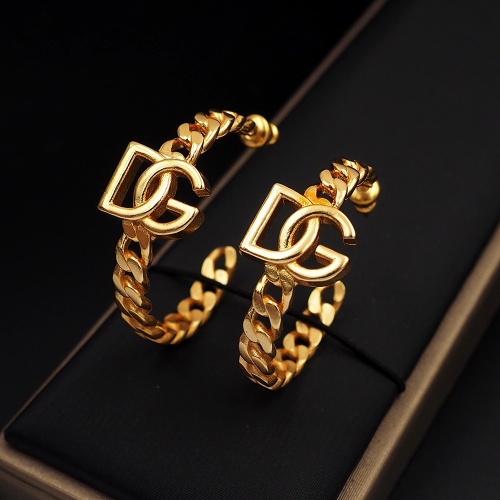 Replica Dolce & Gabbana D&G Earrings For Women #1082608 $25.00 USD for Wholesale
