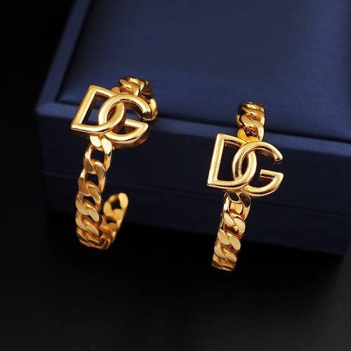 Replica Dolce & Gabbana D&G Earrings For Women #1082608 $25.00 USD for Wholesale