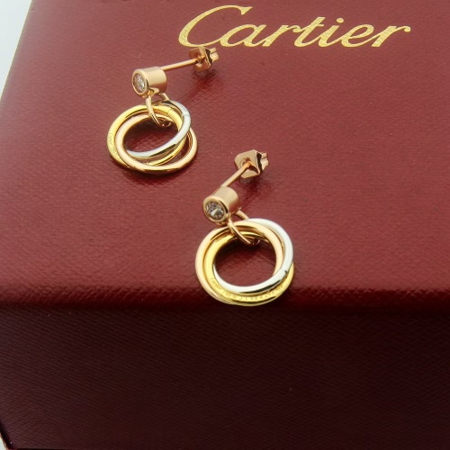 Replica Cartier Earrings For Women #1082618 $27.00 USD for Wholesale