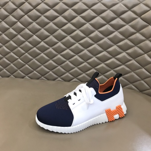 Replica Hermes Casual Shoes For Men #1082722 $80.00 USD for Wholesale