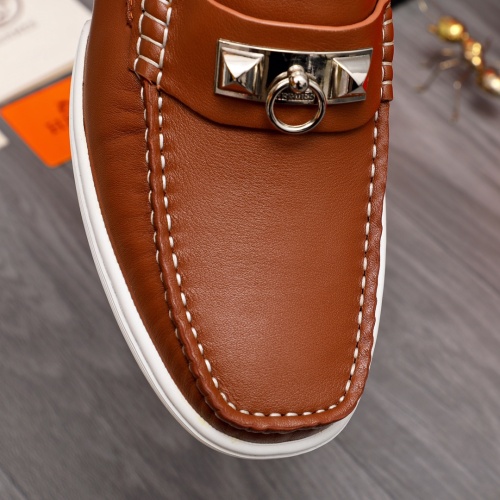 Replica Hermes Casual Shoes For Men #1082744 $92.00 USD for Wholesale