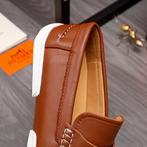 Replica Hermes Casual Shoes For Men #1082744 $92.00 USD for Wholesale