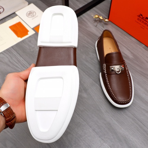 Replica Hermes Casual Shoes For Men #1082745 $92.00 USD for Wholesale