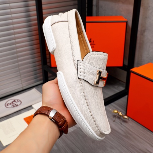 Replica Hermes Casual Shoes For Men #1082753 $92.00 USD for Wholesale
