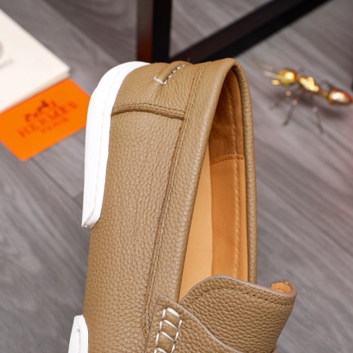 Replica Hermes Casual Shoes For Men #1082754 $92.00 USD for Wholesale