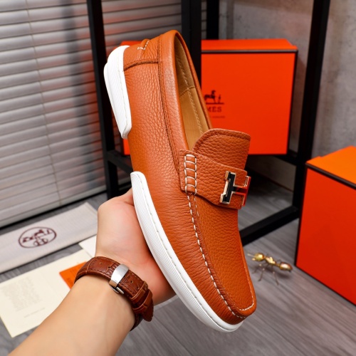 Replica Hermes Casual Shoes For Men #1082755 $92.00 USD for Wholesale
