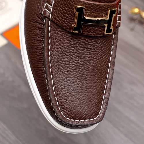 Replica Hermes Casual Shoes For Men #1082756 $92.00 USD for Wholesale