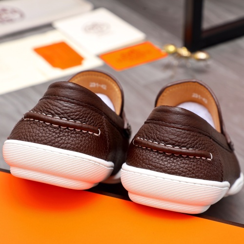 Replica Hermes Casual Shoes For Men #1082756 $92.00 USD for Wholesale