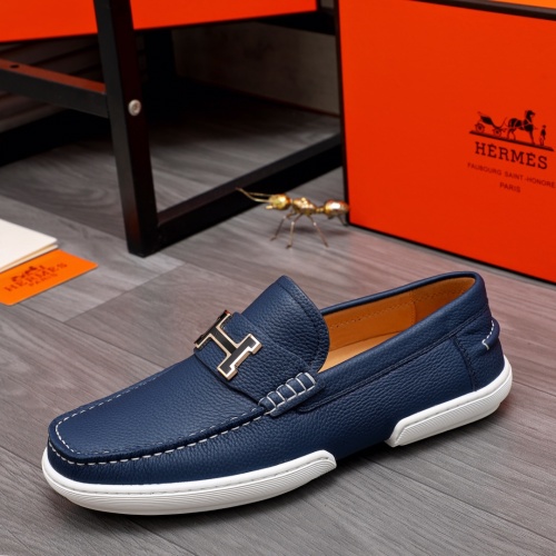 Replica Hermes Casual Shoes For Men #1082757 $92.00 USD for Wholesale