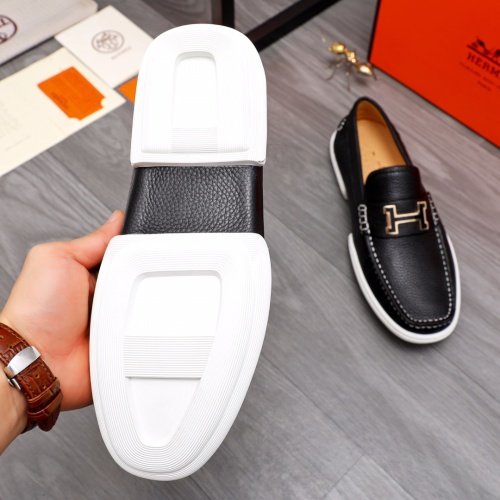 Replica Hermes Casual Shoes For Men #1082758 $92.00 USD for Wholesale