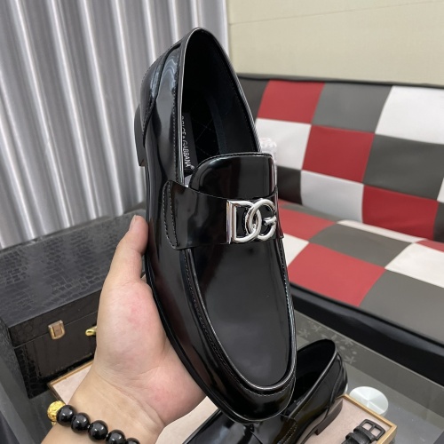 Replica Dolce & Gabbana D&G Leather Shoes For Men #1082778 $100.00 USD for Wholesale
