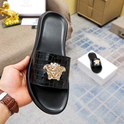 Replica Versace Slippers For Men #1082792 $45.00 USD for Wholesale