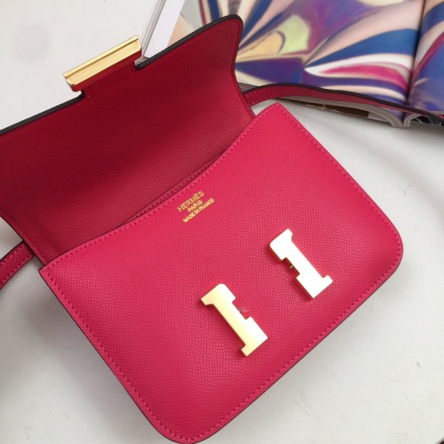 Replica Hermes AAA Quality Messenger Bags For Women #1082825 $88.00 USD for Wholesale
