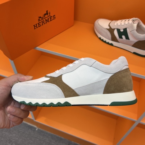 Replica Hermes Casual Shoes For Men #1082862 $80.00 USD for Wholesale
