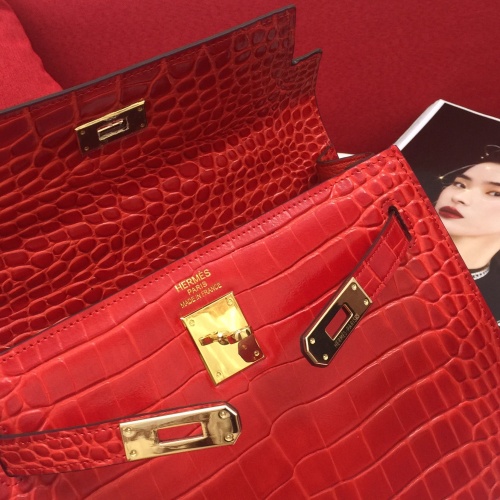 Replica Hermes AAA Quality Messenger Bags For Women #1082870 $98.00 USD for Wholesale