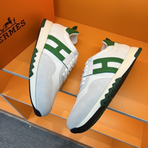 Replica Hermes Casual Shoes For Men #1082874 $80.00 USD for Wholesale