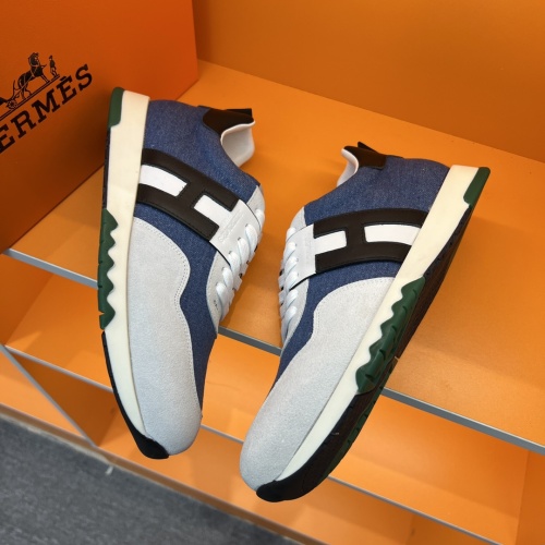 Replica Hermes Casual Shoes For Men #1082875 $80.00 USD for Wholesale