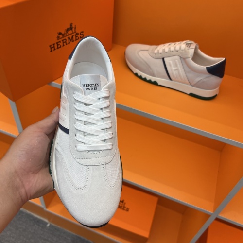 Replica Hermes Casual Shoes For Men #1082884 $80.00 USD for Wholesale