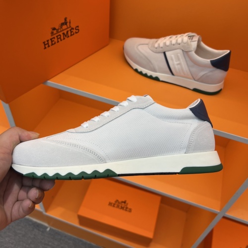 Replica Hermes Casual Shoes For Men #1082884 $80.00 USD for Wholesale
