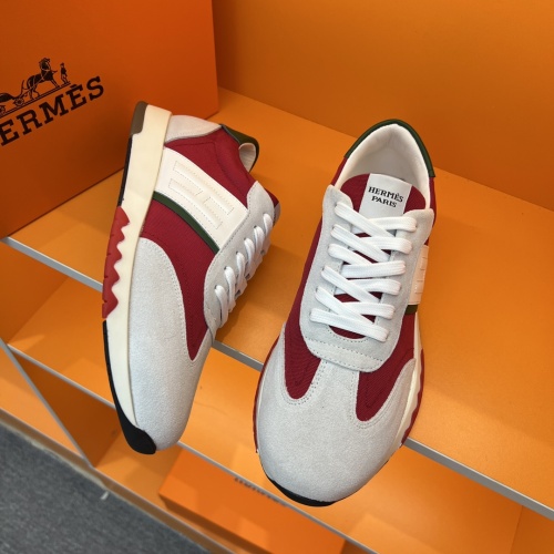 Replica Hermes Casual Shoes For Men #1082886 $80.00 USD for Wholesale