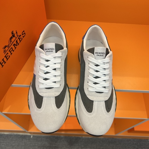 Replica Hermes Casual Shoes For Men #1082888 $80.00 USD for Wholesale