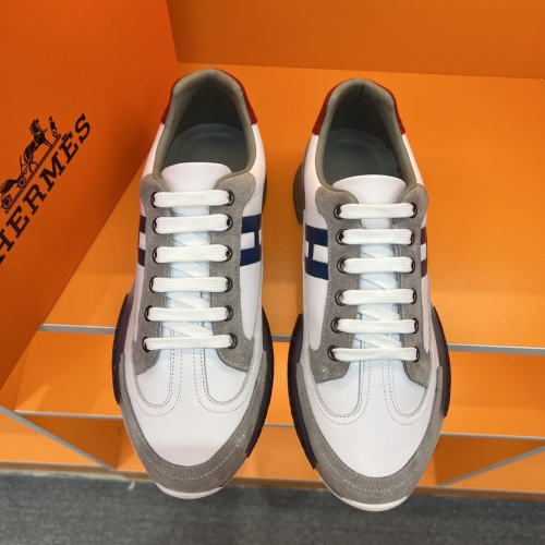 Replica Hermes Casual Shoes For Men #1082894 $80.00 USD for Wholesale
