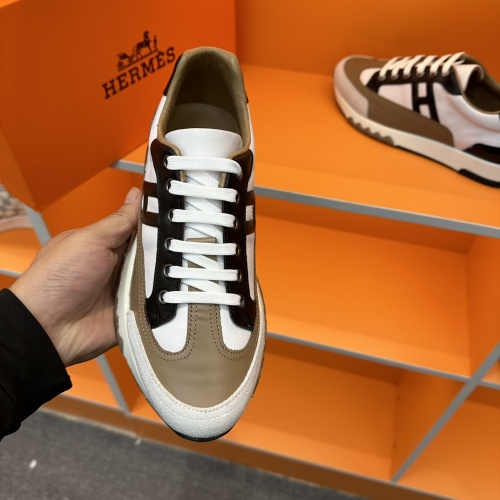 Replica Hermes Casual Shoes For Men #1082895 $80.00 USD for Wholesale