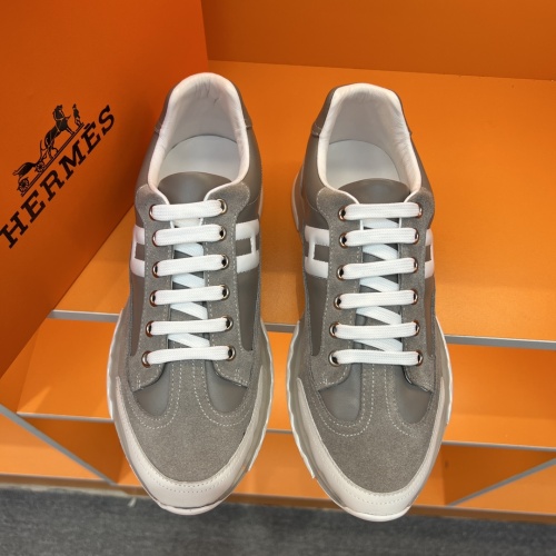 Replica Hermes Casual Shoes For Men #1082896 $80.00 USD for Wholesale