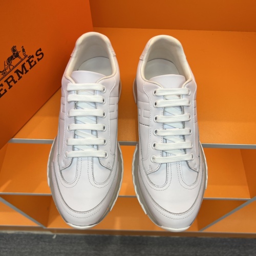 Replica Hermes Casual Shoes For Men #1082897 $80.00 USD for Wholesale