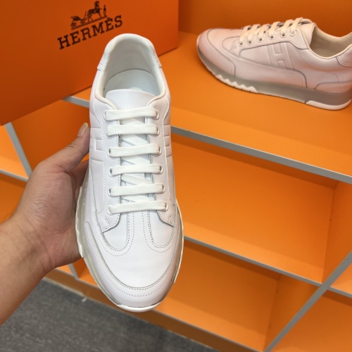 Replica Hermes Casual Shoes For Men #1082897 $80.00 USD for Wholesale