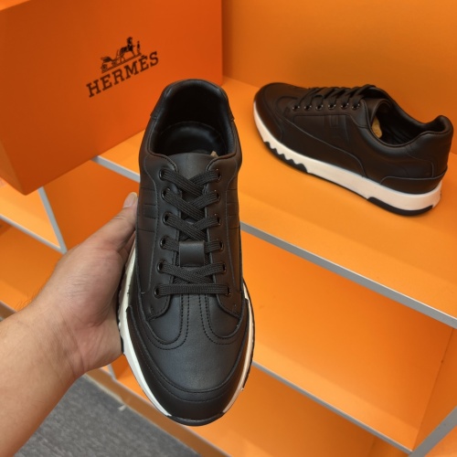 Replica Hermes Casual Shoes For Men #1082898 $80.00 USD for Wholesale