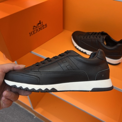 Replica Hermes Casual Shoes For Men #1082898 $80.00 USD for Wholesale