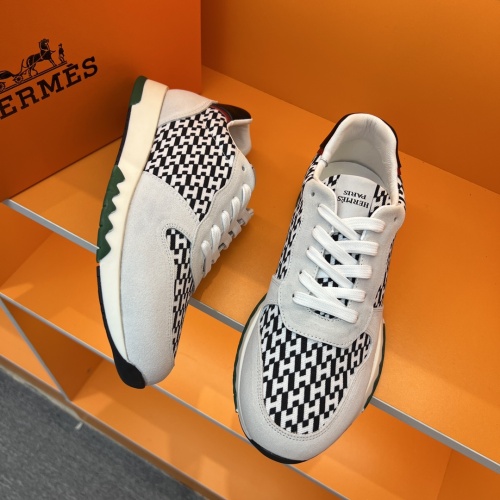 Replica Hermes Casual Shoes For Men #1082899 $80.00 USD for Wholesale