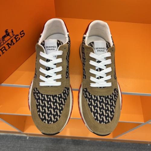 Replica Hermes Casual Shoes For Men #1082900 $80.00 USD for Wholesale