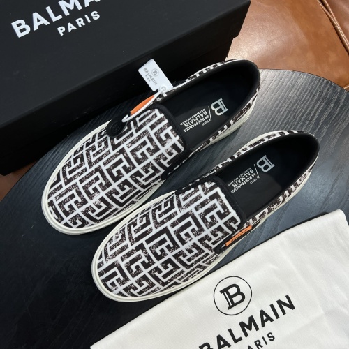 Replica Balmain Casual Shoes For Men #1082935 $76.00 USD for Wholesale