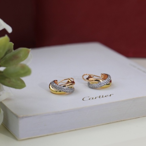 Replica Cartier Earrings For Women #1083118 $38.00 USD for Wholesale