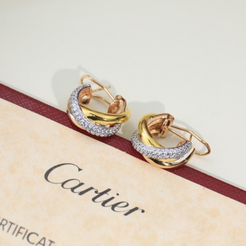 Replica Cartier Earrings For Women #1083118 $38.00 USD for Wholesale