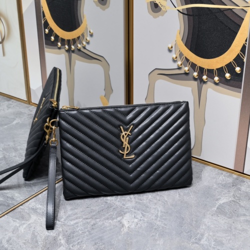 Yves Saint Laurent AAA Quality Wallets For Women #1083156 $68.00 USD, Wholesale Replica Yves Saint Laurent AAA Wallets