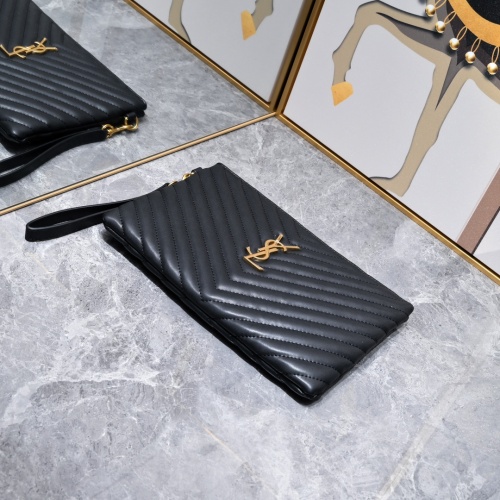 Replica Yves Saint Laurent AAA Quality Wallets For Women #1083156 $68.00 USD for Wholesale