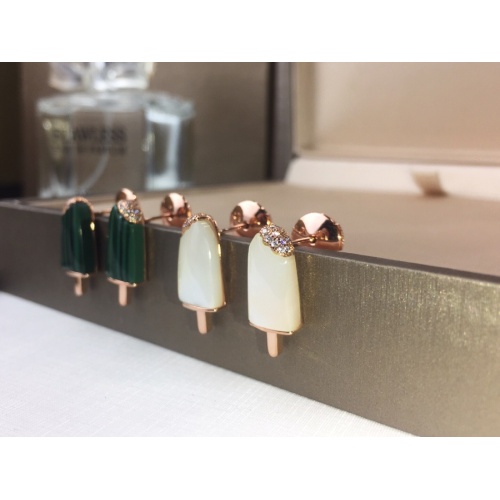 Replica Bvlgari Earrings For Women #1083241 $27.00 USD for Wholesale