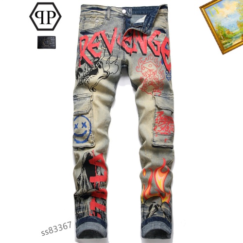 Philipp Plein PP Jeans For Men #1083268 $48.00 USD, Wholesale Replica Philipp Plein PP Jeans
