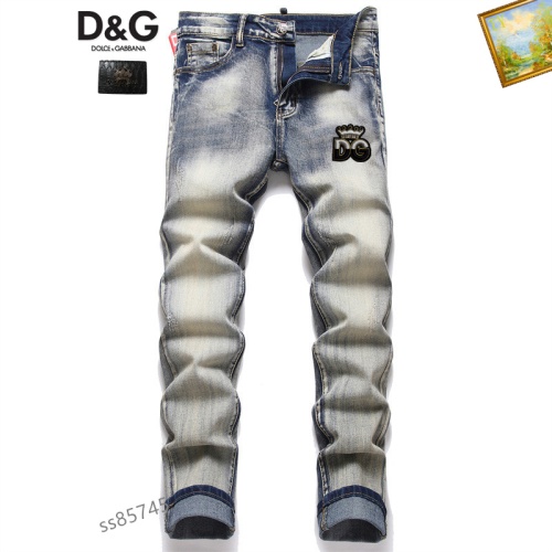 Dolce &amp; Gabbana D&amp;G Jeans For Men #1083274 $48.00 USD, Wholesale Replica Dolce &amp; Gabbana D&amp;G Jeans