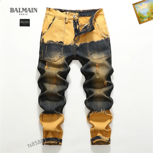 Balmain Jeans For Men #1083300 $48.00 USD, Wholesale Replica Balmain Jeans