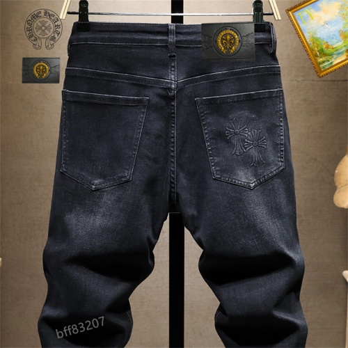 Replica Chrome Hearts Jeans For Men #1083311 $48.00 USD for Wholesale