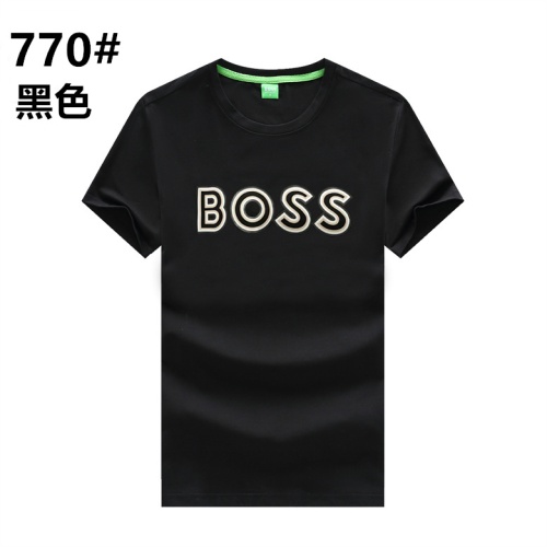Boss T-Shirts Short Sleeved For Men #1083507 $23.00 USD, Wholesale Replica Boss T-Shirts