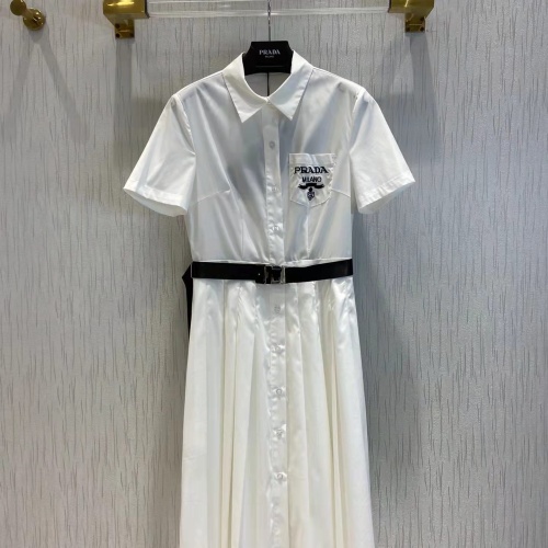 Prada Dresses Short Sleeved For Women #1083607