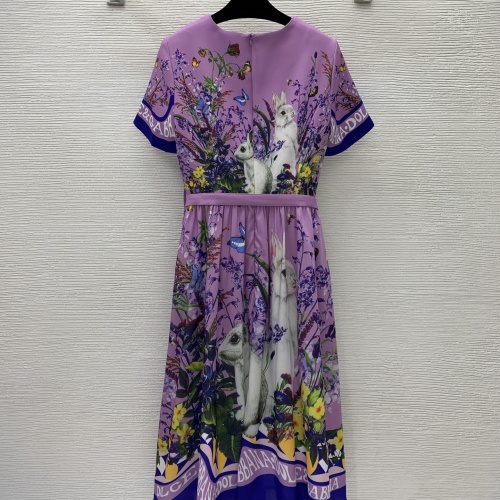 Replica Dolce & Gabbana Dresses Short Sleeved For Women #1083620 $108.00 USD for Wholesale