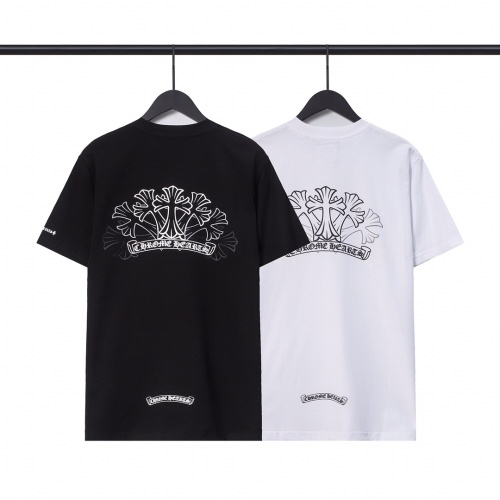 Replica Chrome Hearts T-Shirts Short Sleeved For Men #1083637 $29.00 USD for Wholesale