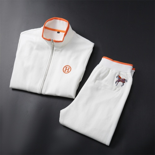 Replica Hermes Tracksuits Long Sleeved For Men #1083672 $92.00 USD for Wholesale